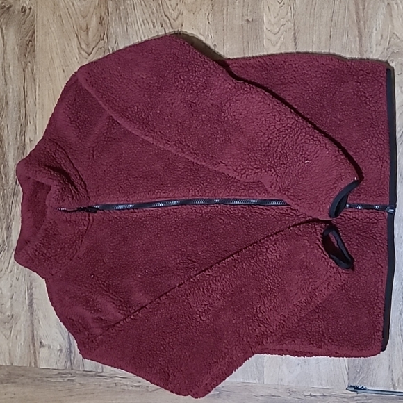 PINK Victoria's Secret Jackets & Blazers - PINK BRAND 💟 SHERPA ZIP-UP - SIZE LARGE